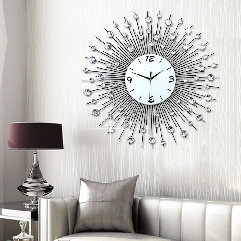 haspel Levering Tenslotte Luminousness woonkamer wandklok grote korte mode art horloge moderne mode  mute klok kwarts|clock storage|clock clockclock brand - AliExpress