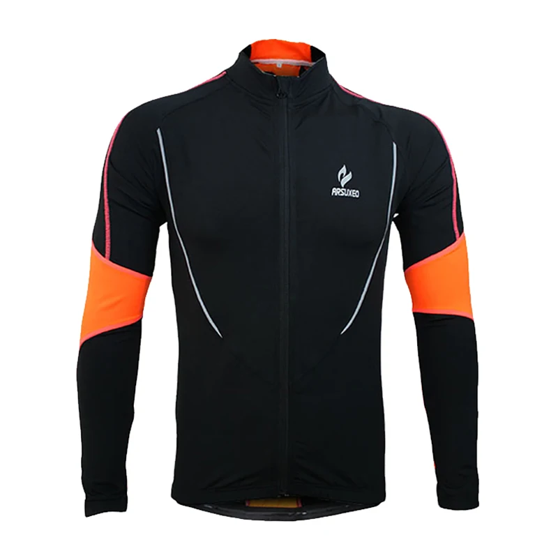 Ветрозащитный Для мужчин куртка для бега Велоспорт одежда быстросохнущая спортивная куртка дышащая Костюмы с светоотражающие нашивки