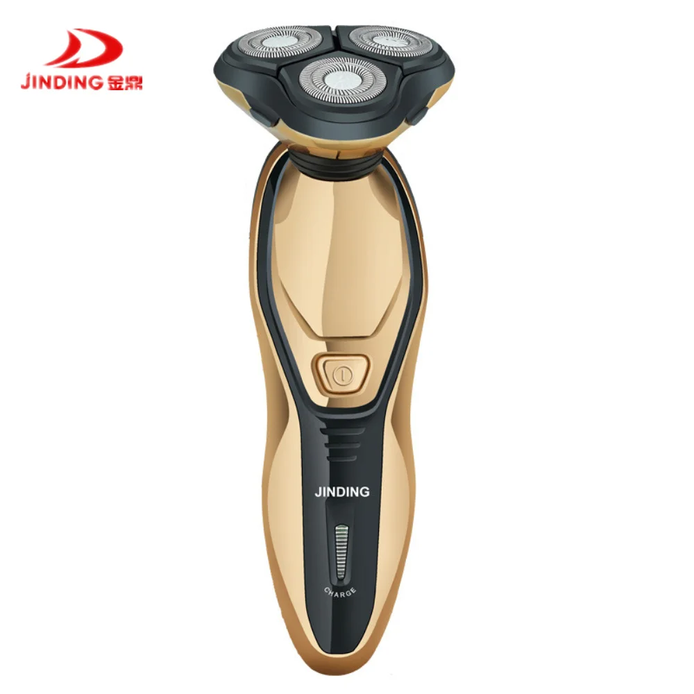 

Waterproof Face Care Beard Trimmer Shaving Machine Golden Triple Blade Shaver Rechargeable 3D Float Electric Shaver 40D