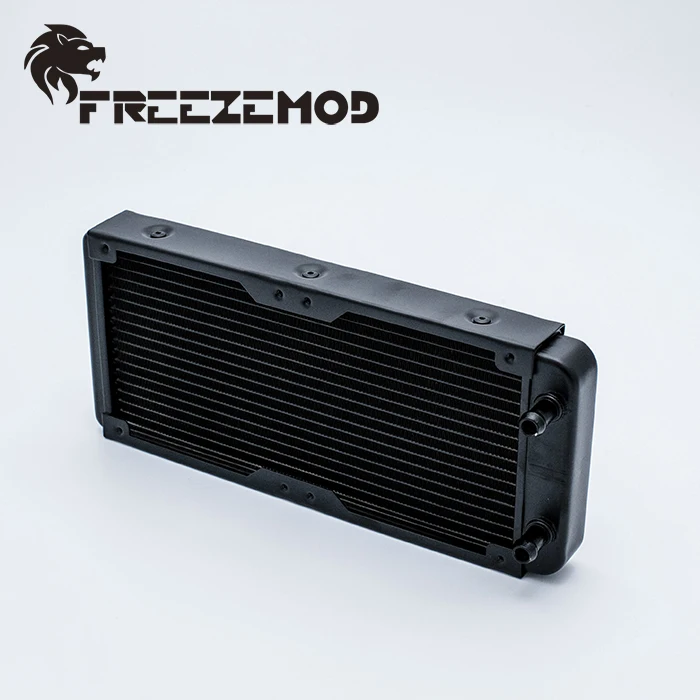 FREEZEMOD 240 мм алюминиевый компьютерный радиатор водяного охлаждения 18 трубок для 2*12