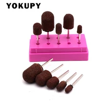 Шлифовальный блок Бандаж с накладкой дизайн ногтей Педикюр для электродрель для обработки ногтей маникюрный набор пилочек 5 шт./компл. дрель для ногтей инструмент захватов