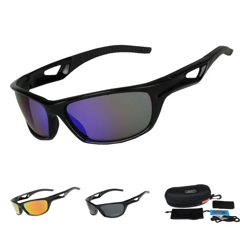 

COMAXSUN Polarized Cycling Glasses Bike Riding Protection Goggles Driving Fishing Outdoor Sports Sunglasses UV 400 Tr90 STS811