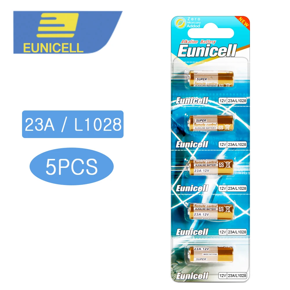 5 шт./лот щелочная батарея 12V 23A сухие батареи 21/23 A23 E23A MN21 MS21 V23GA L1028 для дверного
