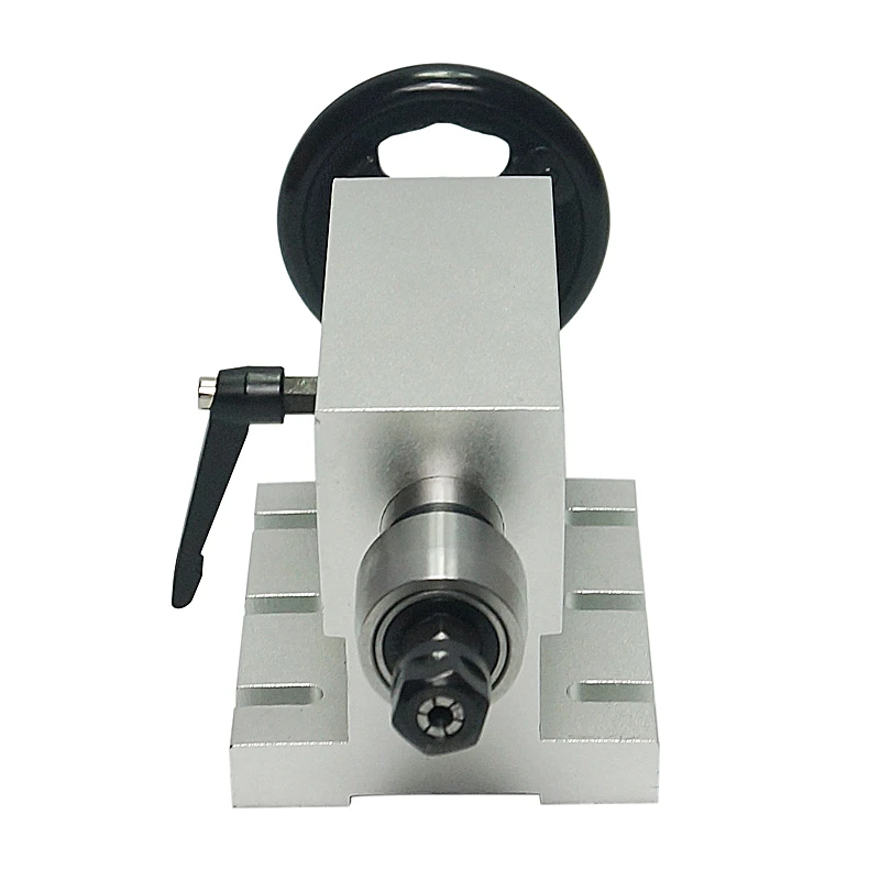 

CNC Rotary Axis Tailstock CNC Machine Part Tools Center Height 65MM with chuck for Rotary Axis 4th Axis 3D CNC Router