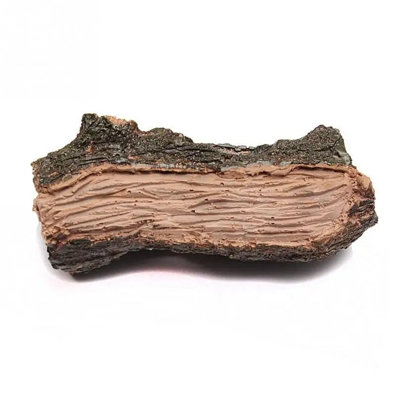 hollow trunk tree log wood fish tank aquarium ornament simulation
