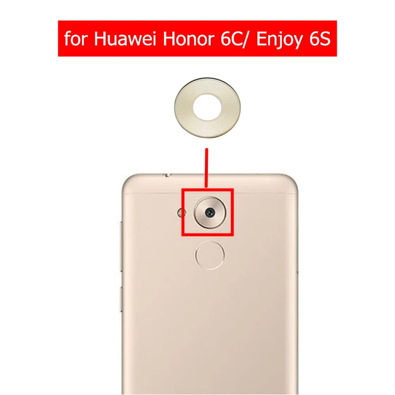 

2pcs for Huawei Honor 6C/ Enjoy 6S Camera Glass Lens Cover Back Rear Camera Glass Lens for Honor 6C with Glue Repair Spare Parts