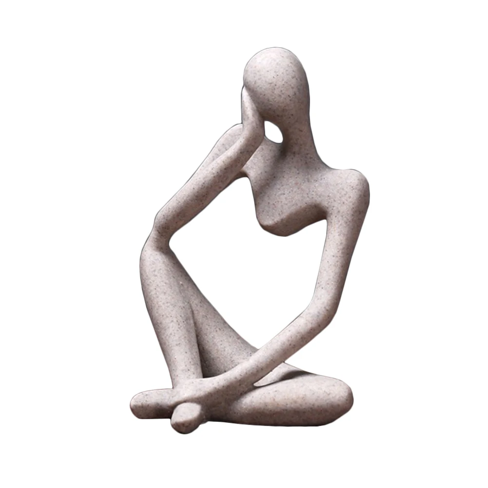 Новая смола европейский стиль абстрактный мыслитель статуя скульптура Статуэтка офис Домашний декор