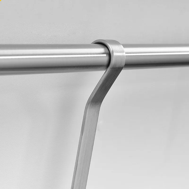  304 stainless steel kitchen racks seasoning racks double-layer cupboards hanging racks hanging rods - 32873049388
