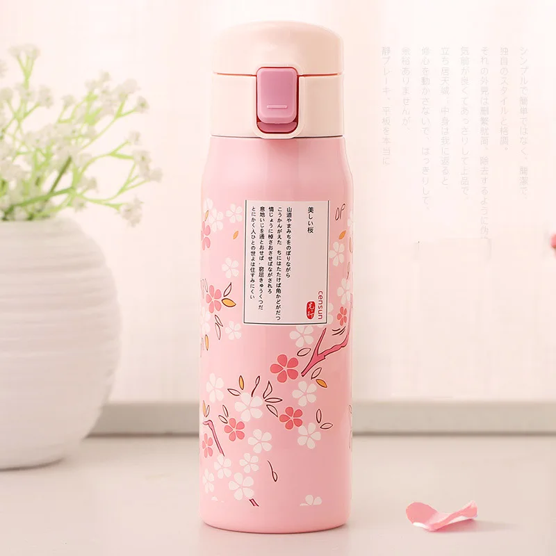 ONE Straight Cup SUS 304 Women Vacuum Flasks 500ml Thermoses Bottle