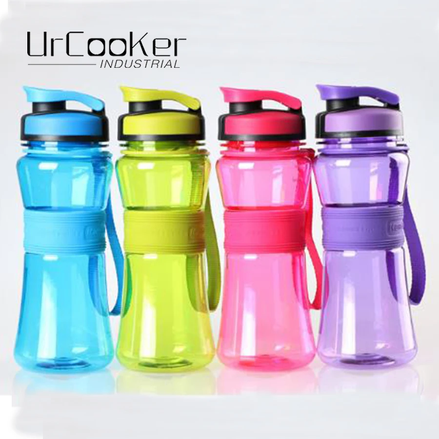 550ml Portable sports kettle plastic outdoor fitness kettle Colorful