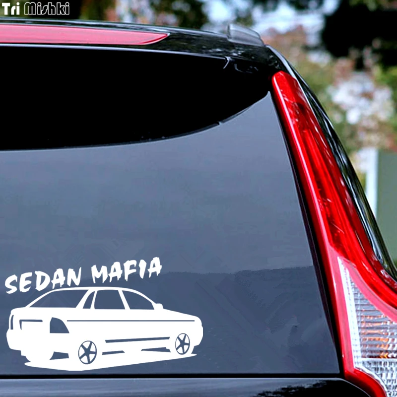 Tri Mishki HZX051 11.5*20см 1 4 шт наклейки на авто sedan mafia for vaz lada priora ваз лада приора машину