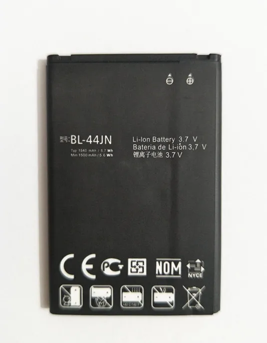 

New 1540mAh Battery BL-44JN For LG Optimus Zone E400 Optimus L3 E400 L5 E612 EAC61679601 P970 E510 LGE510 P690 E730 smart phone