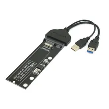 USB 3.0 to 12+6pin SSD HDD to SATA 22Pin Hard Disk Cartridge Drive for Apple 2010 2011 Macbook Air A1369 A1370 SSD