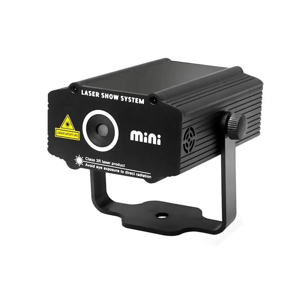 

Laser Stage Light 4-IN-1 RG Mini Laser Projecto Led With Sound Activated For Disco DJ Stage Wedding Show Club Pub Light KTV Part