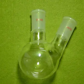 

150ML Two Neck Round Bottom Flask,heavy Wall,24/40 Joint,lab Glassware Flask