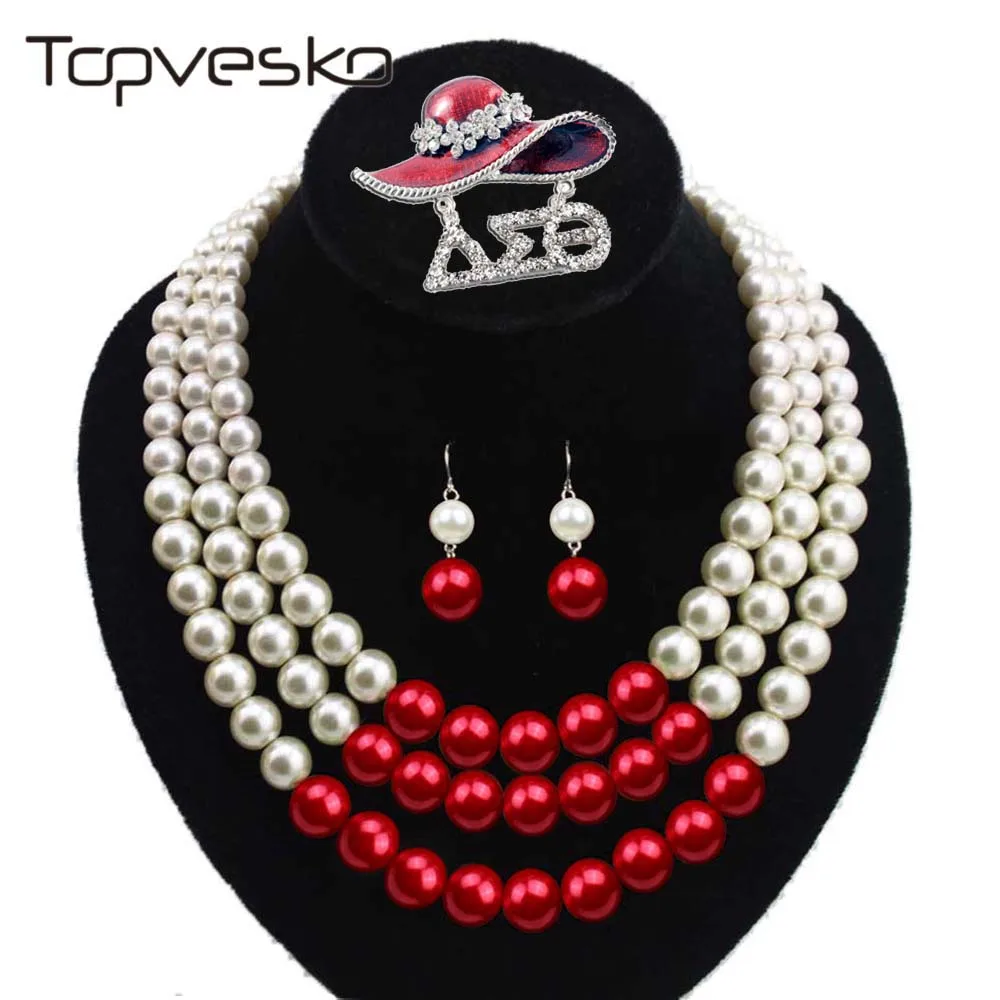 DST 3 -pearl-necklace with hat brooch 5