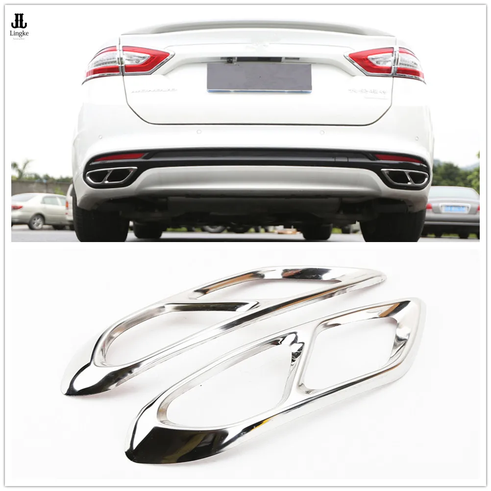

Red / Blue / Black Stainless Exhaust End Tip Pipes Muffler Trim For Ford Mondeo 2013 2014 2015 2016 2017 2018