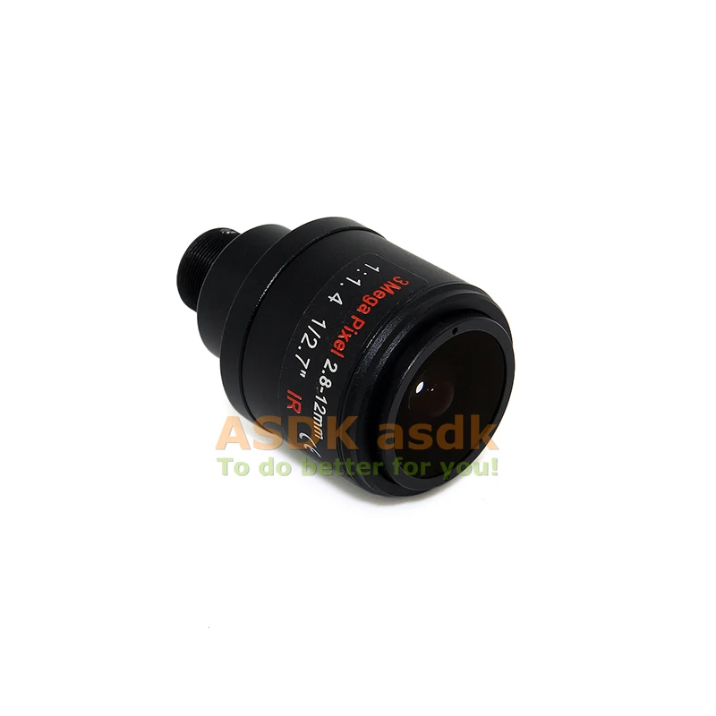 Surveillance Camera CCTV Lens 3.0MP 2.8-12mm 1/2.7" Fixed Iris For Full HD CCTV Camera IP M12 Mount