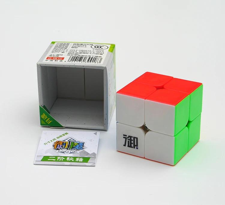 

Kungfu YueHun 2x2x2 Magic Cube Puzzle Stickerless Professional Challenge 2x2 Speed Cube Puzzle Game for Kid gift Toys