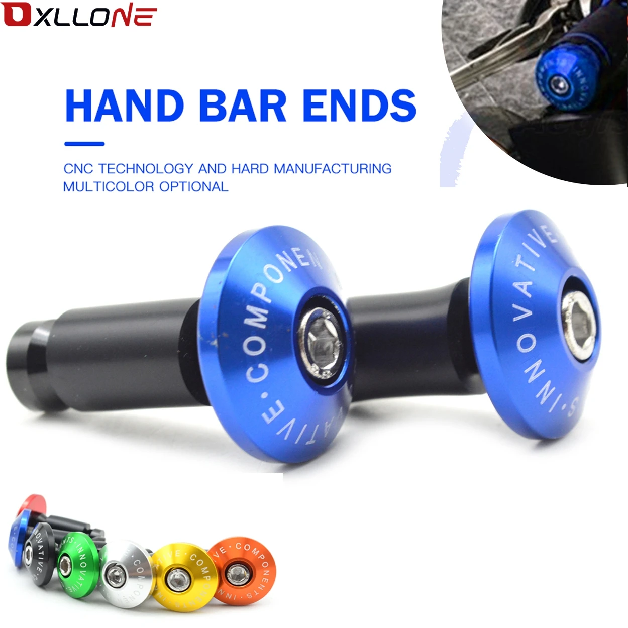 

Aluminum motorcycle handlebar hand handle bar grips ends FOR Kawasaki Z800 Z750 Z750R Z 800 750 750R ER-6N Versys 650