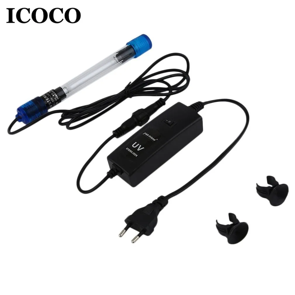 ICOCO New UV Germicidal For Aquarium Ultraviolet Sterilizer Lamp