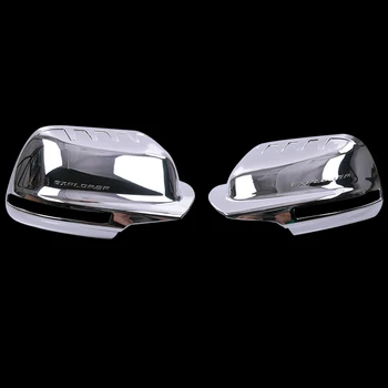 

For Ford Explorer 2013-2015 Car side Door Rearview wing mirror Exterior Cover ABS Chrome plated 3m Paste Install