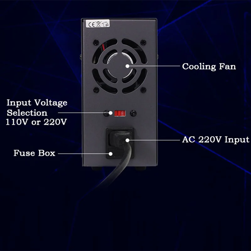 Регулируемый с высокой точностью 60V5A импульсный источник питания Мощность 110 V 220