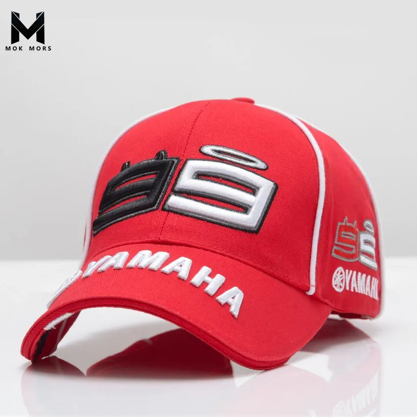 2018 عالية الجودة موتو GP 99 دراجة نارية 3D المطرزة F1 سباق كاب الرجال النساء Snapback قبعات روسي 99 البيسبول كاب ياماها القبعات