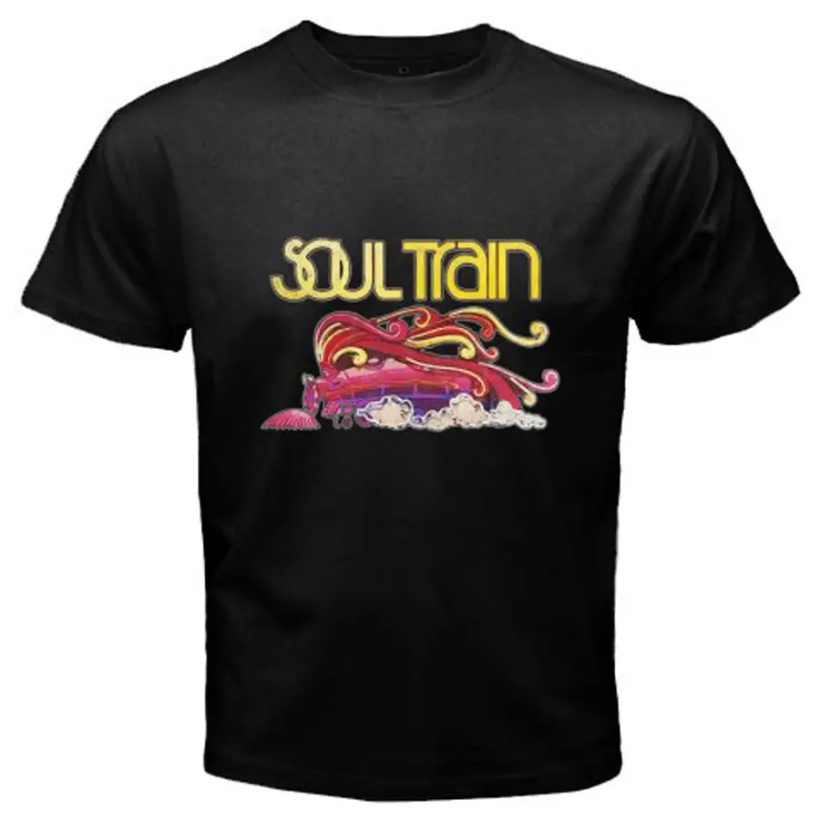 Новая Винтажная Мужская черная футболка в стиле хип-хоп Soul Train Don Cornelius Rap размер