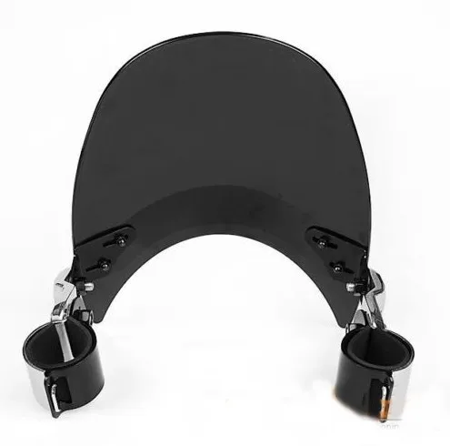 Темный 38 45 мм лобовое стекло мотоцикла для Harley Sportster XL883 1200 ND Moto|windshield for harley|windscreen