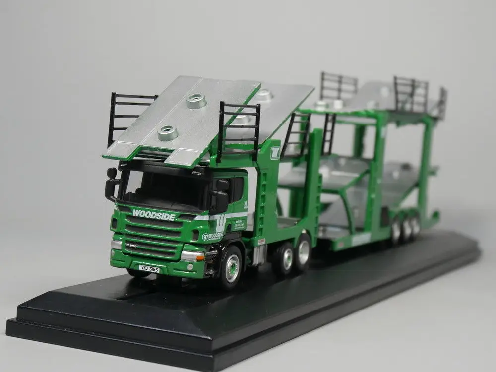 Авто ИНН Оксфорд 1: 76 Scania EVO 6 Автовоз Woodside motorfreight литья под давлением модель
