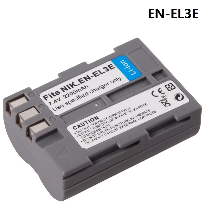 EN EL3E Battery ENEL3E Digital Camera Rechargeable Batteries Li ion for