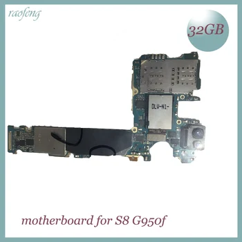 

Raofeng high quality for Samsung Galaxy S8 G950f Motherboard 64gb with Android System unlocked mainboard for Logic Boards