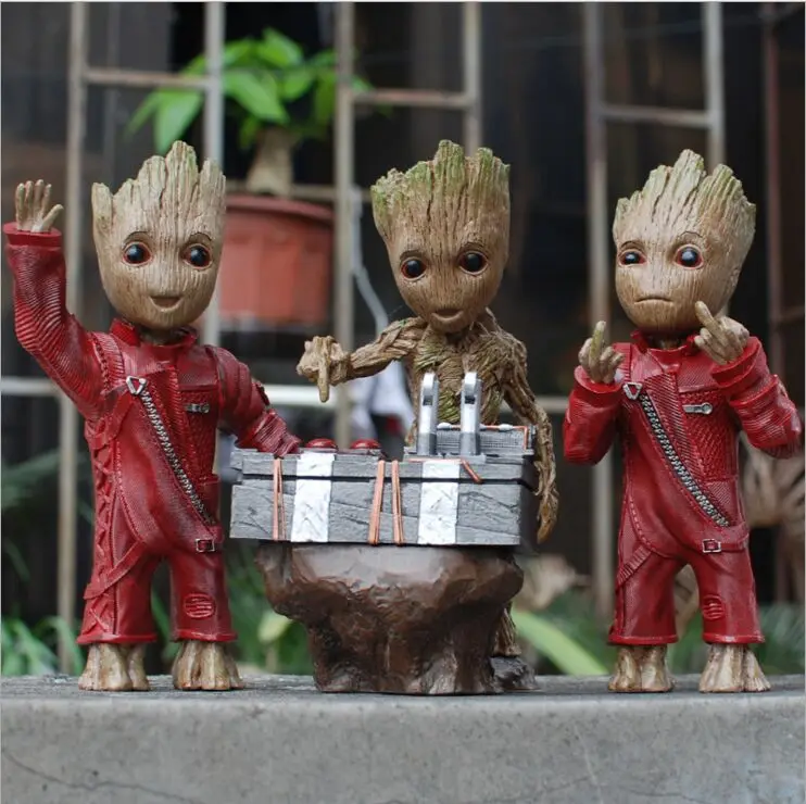 Guardians Of The Galaxy Little Tree Groot Small Cute Collection Memorial 