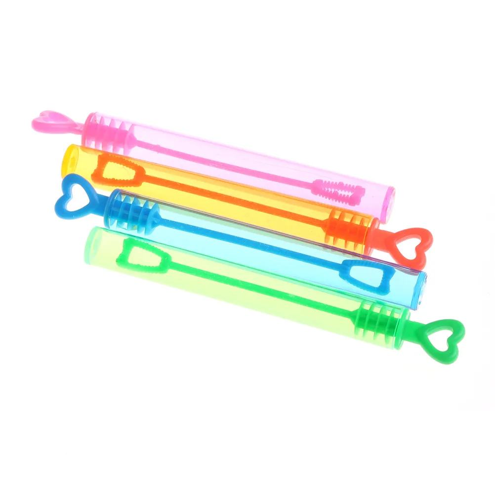 

2018 Fashion 10PCS Empty Bubble Soap Bottle Maker Coloful Kids Outdoor Fun Toy Wedding Birthday Party Decoration Game Gift