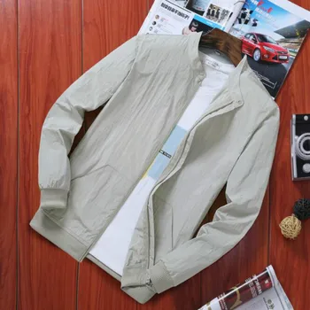 

2019 spring new sun protection clothing youth fashion thin section casual men's outerwear casual jacket