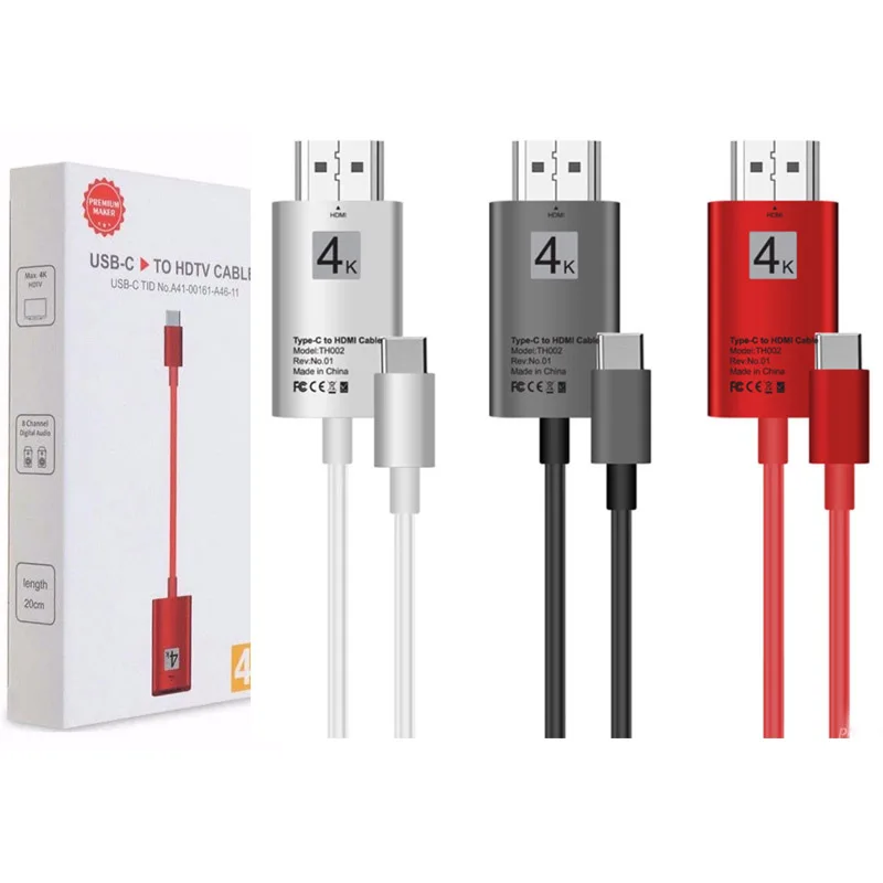 

Кабель-адаптер USB 3,1 Type C (папа)-HDMI (папа), 4K x 2K