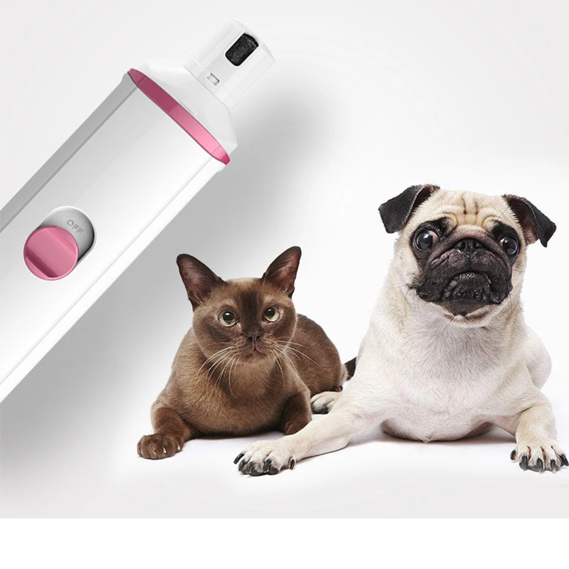 Dog Cat Electric Claw Nail Grooming Tool Pet Toenail Grinder Clipper Auto Pedicure Equipment Charged Bass Pet Pedicure Trimmers3