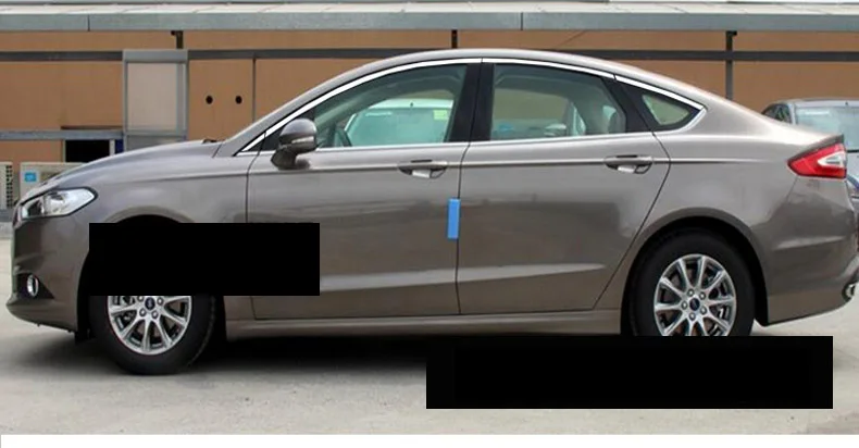 Lsrtw2017 304 нержавеющая сталь окна автомобиля планки для ford mondeo 4th поколения ford fusion