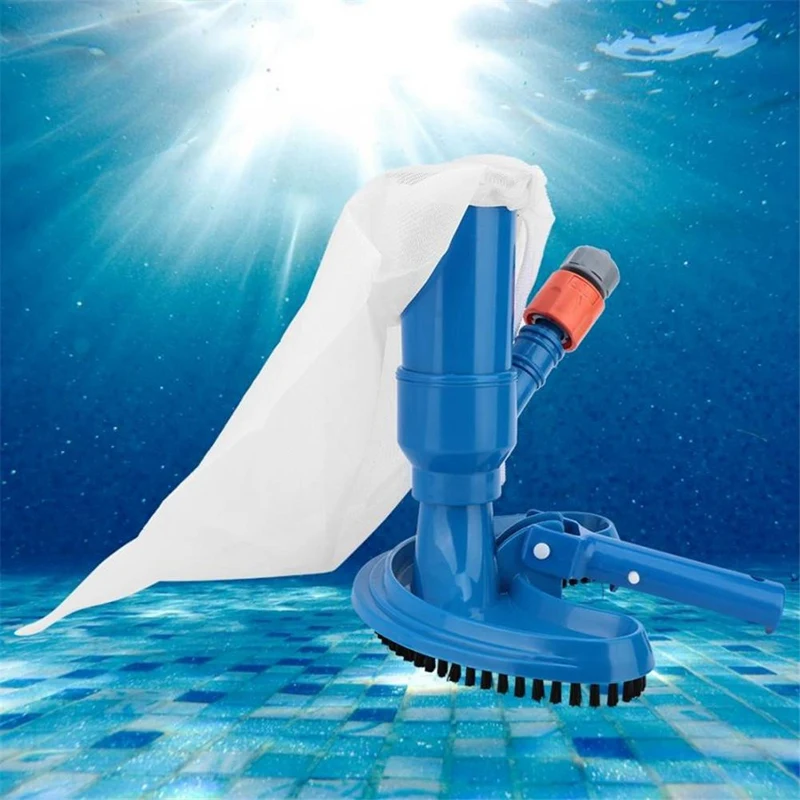 Swimming Pool Vacuum Cleaner Cleaning Tool Suction Head Pond Fountain Brush Mesh