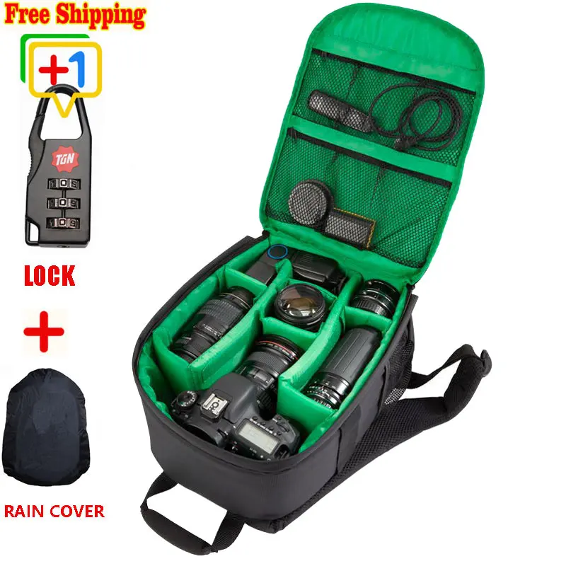 New Pattern DSLR Camera Bag Backpack Video Photo Bags for Camera d3200