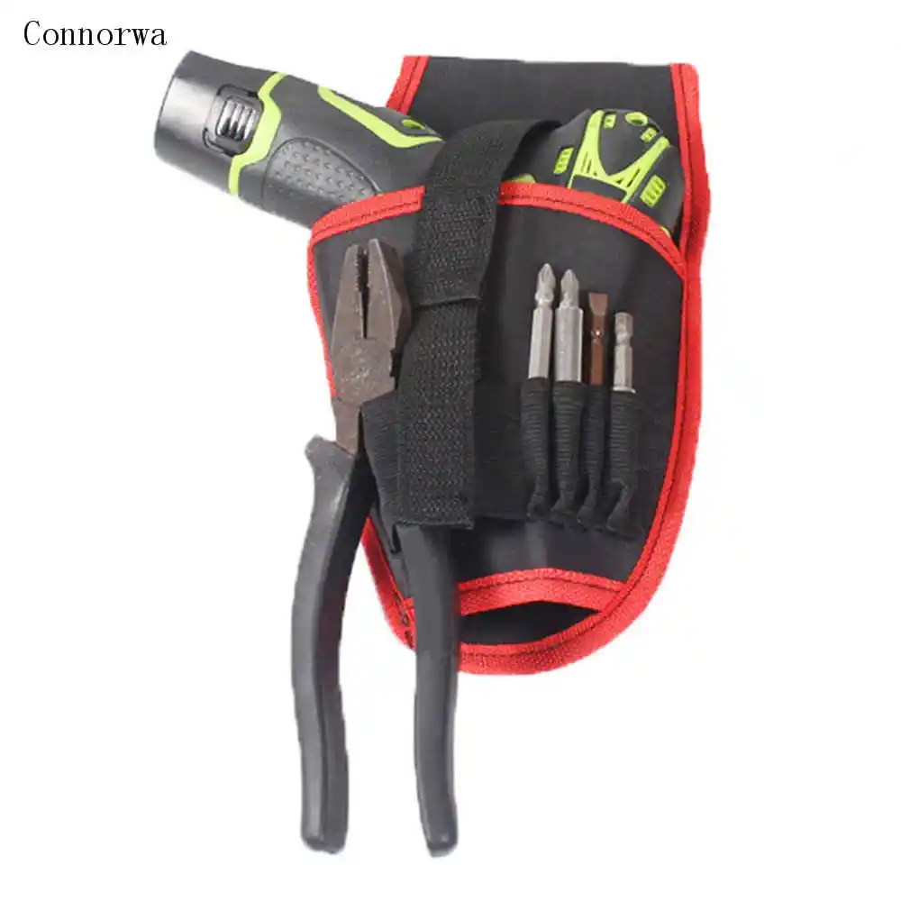

New Electrician Repair Tool Bag Waist Storage Drill Cordless Belt Pouch Pocket hot sales