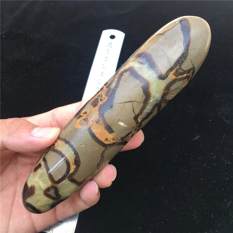Натуральный кварцевый камень Жук Кристальный массаж stick для дома дамы исцелить