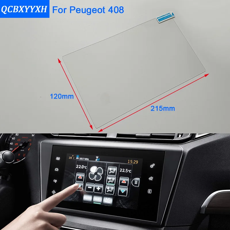 QCBXYYXH для Peugeot 408 508 2008 Стайлинг автомобиля GPS навигация экран стекло защитная