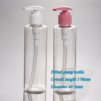 

Capacity 200ml 20pcs/lot Heart qualities flat shoulder screw pump for high-end products such as latex dress