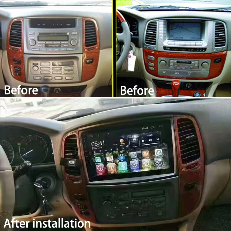 LiisLee Car Multimedia GPS Hi-Fi Audio Radio Stereo For TOYOTA Land Cruiser LC100 J100 1998~2007 Original Style Navigation NAVI (3)