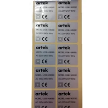 Индивидуальные Cusotm дизайн рулон полиэстер Памятка по уходу наклейки для домашних животных