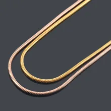 3pcs lot 316L stainless steel necklace women long punk statement snake chain necklace vintage women gift
