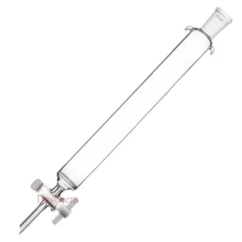 

500ml,24/40,Glass Chromatography Column,OD=50mm,Active L=300mm,PTFE Teflon Stopcock