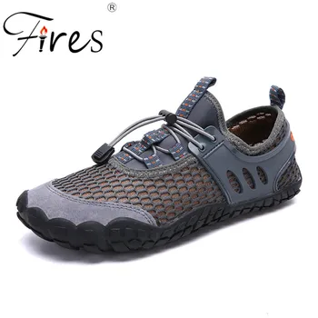 

Fires Men Climbing Shoes Spring 45 46 47 Summer Breathable Man Hiking Shoes Outdoor Sports Sneaker Quick-drying shoes Zapatillas